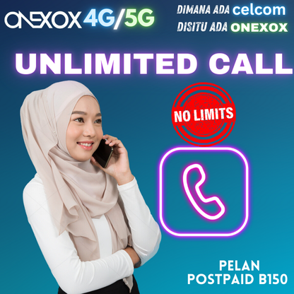 ONEXOX Postpaid 400GB High Speed 4G 5G Data Plan..